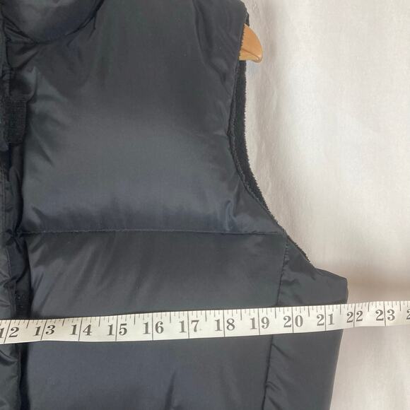 Glaciers Edge Puffer Vest Mens L Black Down Feathers Thick Loft Zip & Hook Loop - Picture 8 of 8